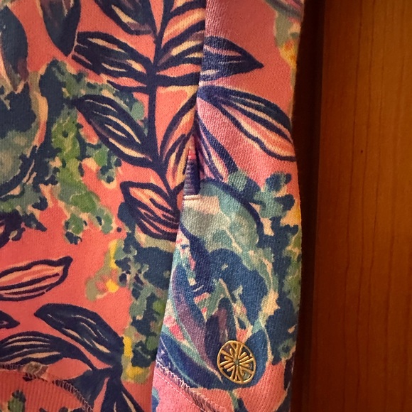 Lilly Pulitzer Lilac Rose Just a Lil Jelly Beach Comber Pullover - Picture 4 of 8